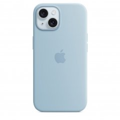 Apple Silikonový kryt s MagSafe na iPhone 15 – světle modrý
