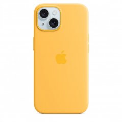 Apple Silikonový kryt s MagSafe na iPhone 15 – paprskově žlutý