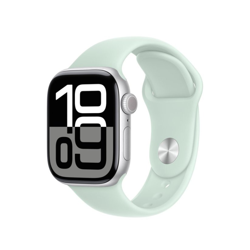 Apple Watch 42mm akvamarínový sportovní řemínek – M/L