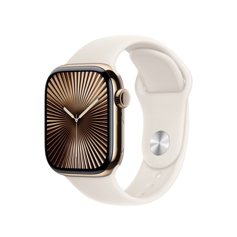 Apple Watch 42mm Hvězdně bílý sportovní řemínek - M/L