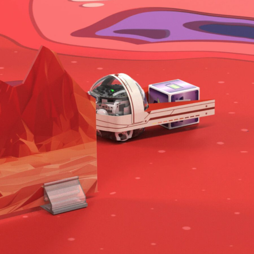 Ozobot podložka Challenge Mat: Mise na Mars