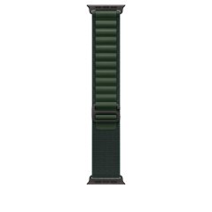 Apple Watch 49mm tmavě zelený Alpský tah - M - provedení z černého titanu