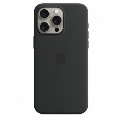 Apple Silikonový kryt s MagSafe na iPhone 15 Pro Max – černý