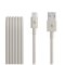 Opletený kabel Beats USB‑A/USB‑C (1,5m) – kamínkově šedý