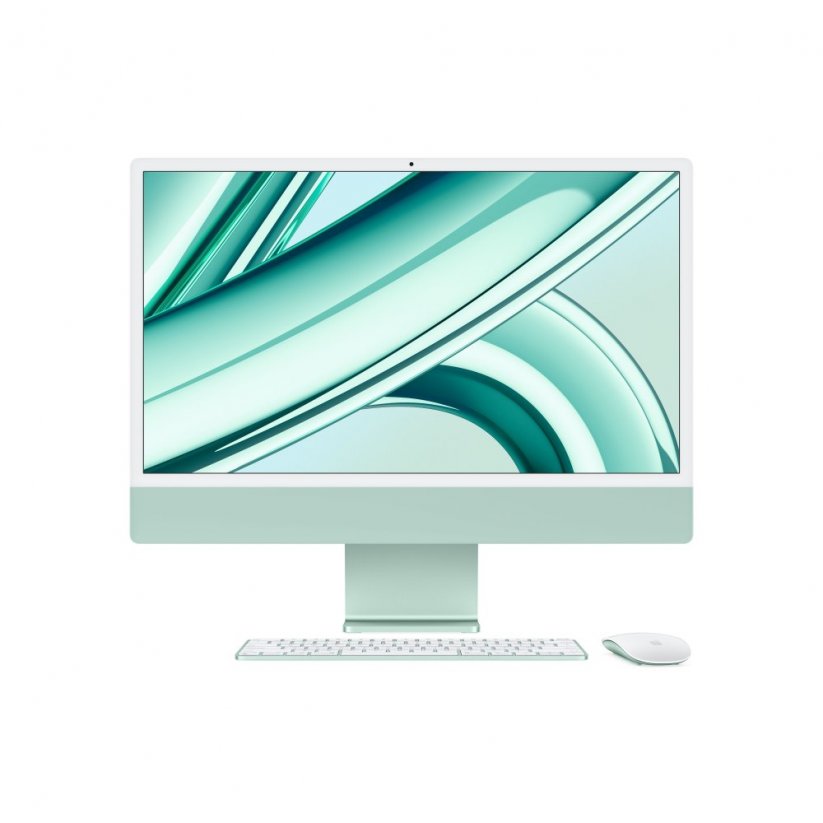 Apple iMac 24“ M3 8CPU/10GPU/8GB RAM/ 256GB SSD - Zelený