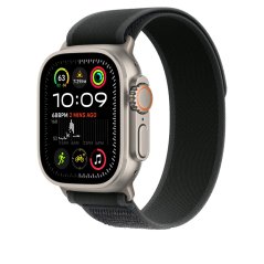 Apple Watch 49mm černý Trailový tah - M/L - provedení z přírodního titanu