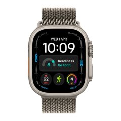 Apple Watch Ultra 4 49mm přírodní titan s přírodním titanovým milánským tahem M