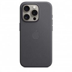 Apple Kryt z tkaniny FineWoven s MagSafe na iPhone 15 Pro – černý