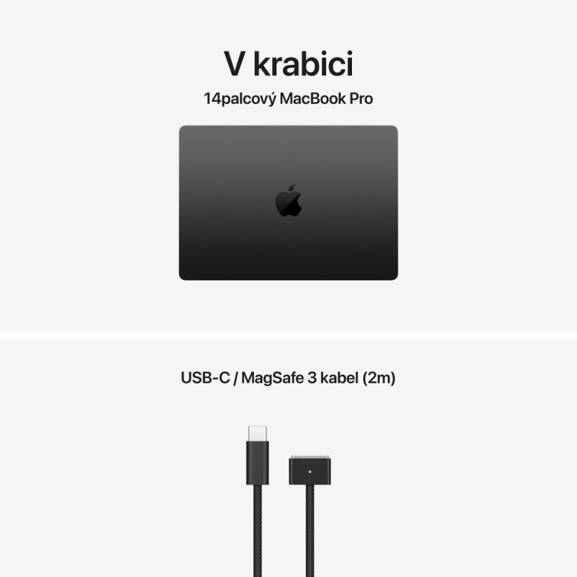 MacBook Pro 14″ M5Pro 18xCPU/20xGPU/24G/2T SSD - vesmírně černý