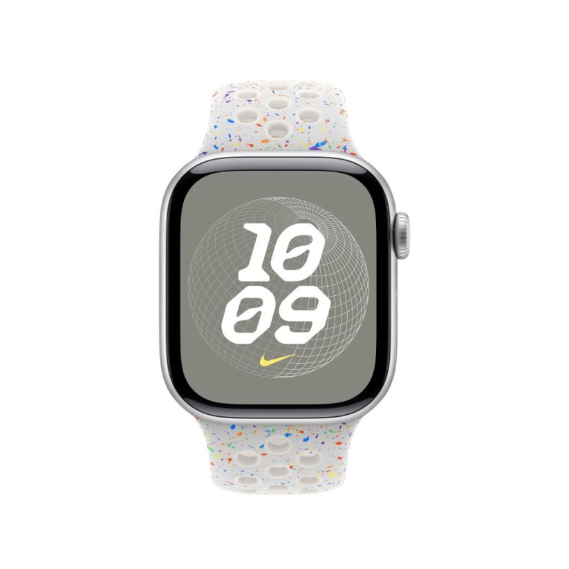 Apple Watch 42mm platinový sportovní řemínek Nike - M/L