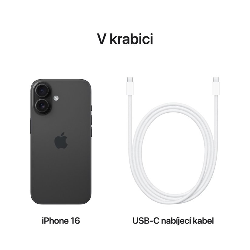 iPhone 16 128GB černý