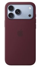 iPhone 18 Pro Max Silicone Case with MS - Burgundy