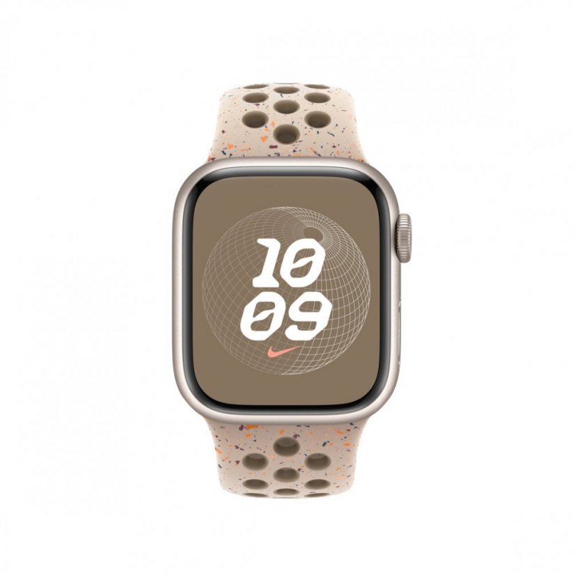 Apple Watch 41mm Desert Stone sportovní řemínek Nike – S/M