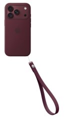 Apple šňůrka na zápěstí - burgundsky červená / SK