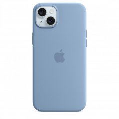 Apple Silikonový kryt s MagSafe na iPhone 15 Plus – ledově modrý