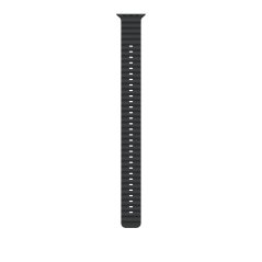 Apple Watch 49mm černé prodloužení Oceánského řemínku - provedení z přírodního titanu
