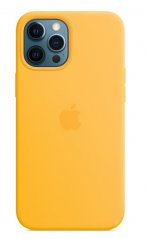 Slunečnicový silikonový kryt s MagSafe pro iPhone 12 Pro Max