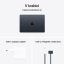 Apple MacBook Air 13"/M4/13,6"/2560x1664/24GB/512GB SSD/M4/Sequoia/Midnight/1R