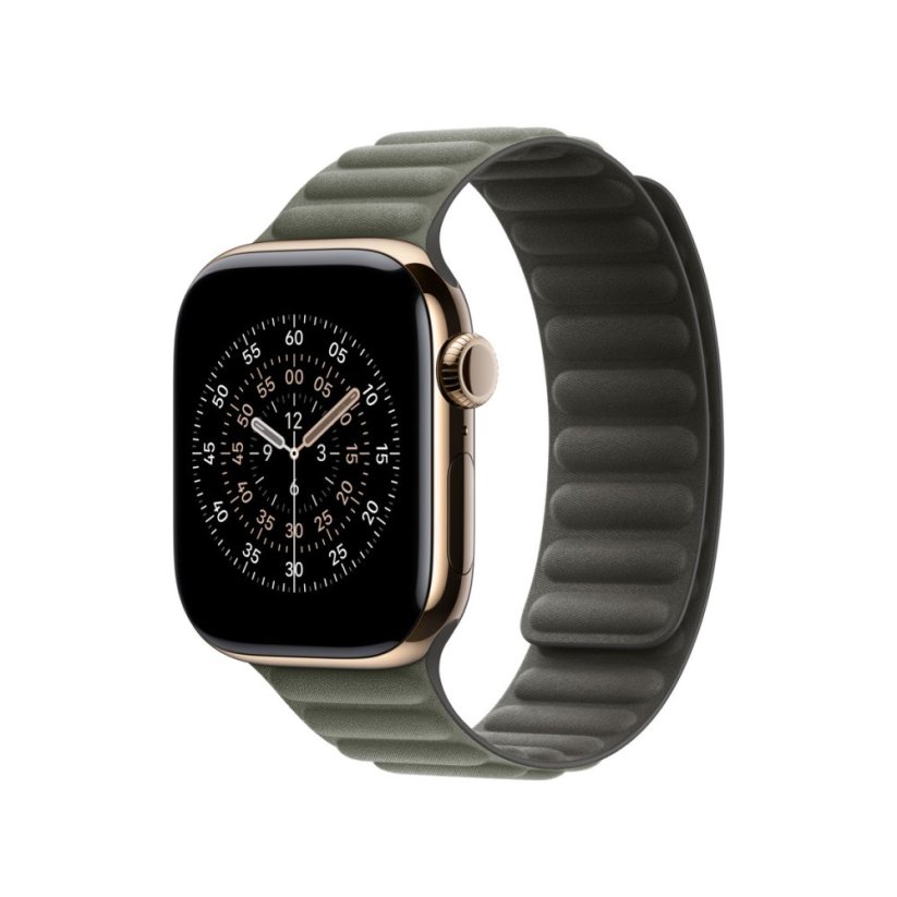 Apple Watch 46mm řemínek s šalvějově šedým magnetickým tahem - S/M