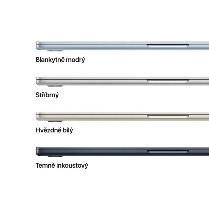 MacBook Air 15″ M4 10C CPU/10C GPU/16G/512 - Stříbrný