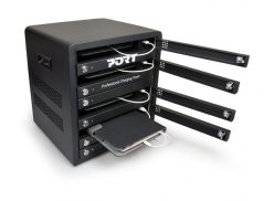 PORT CONNECT CHARGING CABINET 10 UNITS individual door lock, černý