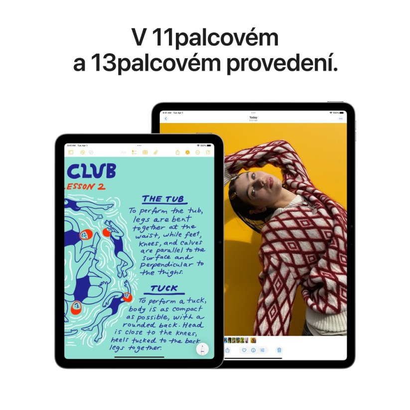 Apple iPad Air 13″ M3 Wi-Fi + Cell 512GB - Hvězdně bílý
