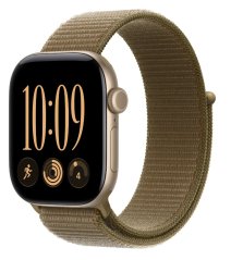 Apple 42mm provlékací sportovní řemínek - olivový