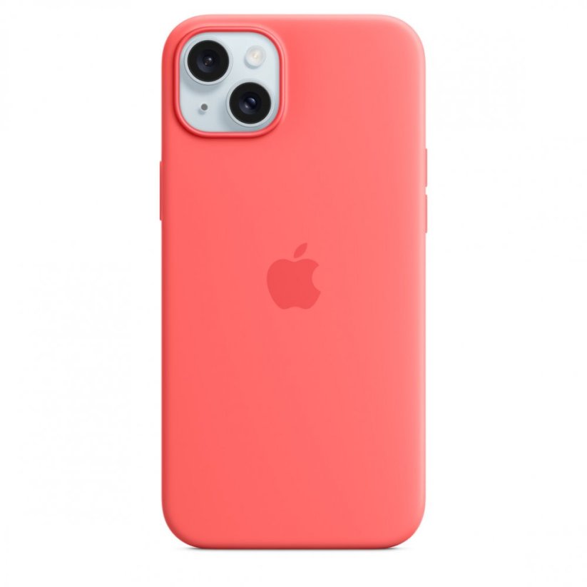 Apple Silikonový kryt s MagSafe na iPhone 15 Plus – světle melounový