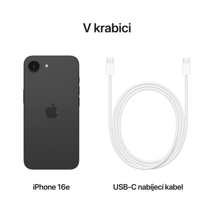Apple iPhone 16e 512GB - černý