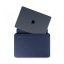 Epico Leather Sleeve kožený obal pro Apple MacBook Air/Pro 13" - tmavě modrý