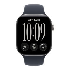 Apple Watch Series 12 GPS 42mm vesmírně šedý hliník s námořnicky modrým sportovním řemínkem S/M