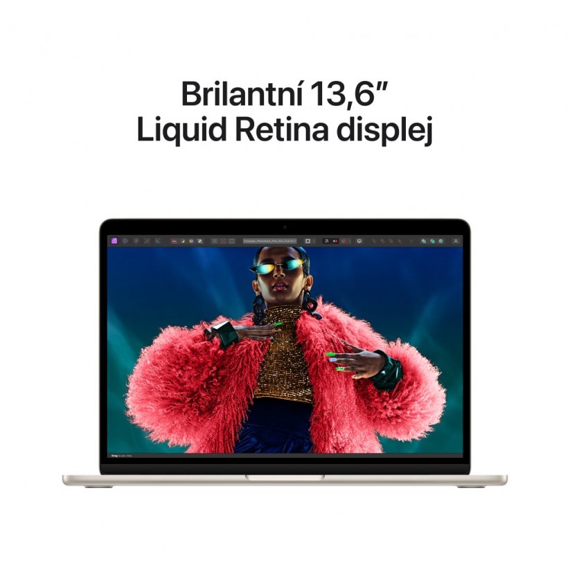 Apple MacBook Air 13'' M3 8C CPU/8C GPU/8G/256 SSD - Hvězdně bílý