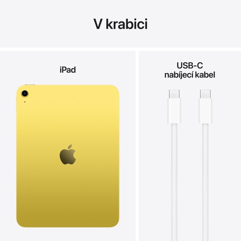 Apple iPad 11″ Wi-Fi 128GB - žlutý (2025)