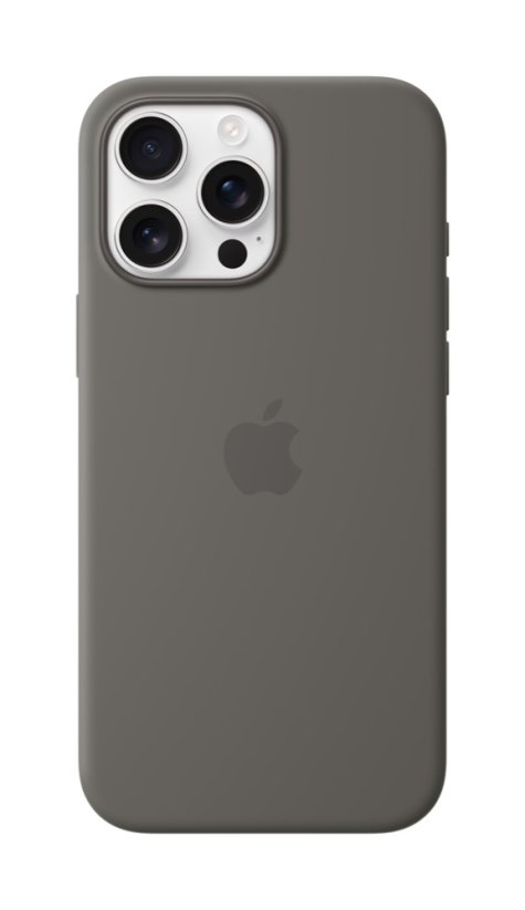 Apple Silikonový kryt s MagSafe na iPhone 16 Pro Max – skálově šedý