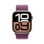 Apple Watch Series 10 42mm růžově zlatý hliník se švestkovým provlékacím řemínkem