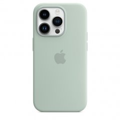 Dužnatkově modrý silikonový kryt s MagSafe pro iPhone 14 Pro