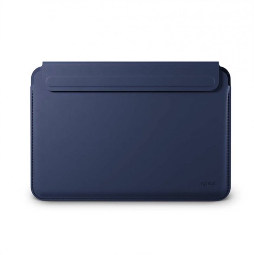 Epico Leather Sleeve kožený obal pro Apple MacBook Air/Pro 13" - tmavě modrý