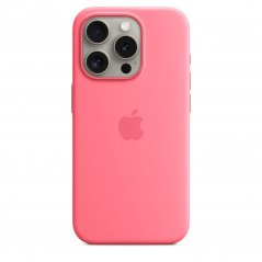 Apple Silikonový kryt s MagSafe na iPhone 15 Pro – růžový
