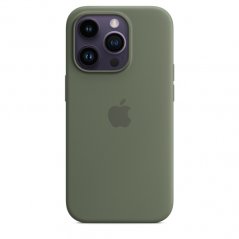 Apple Silikonový kryt s MagSafe na iPhone 14 Pro – olivový