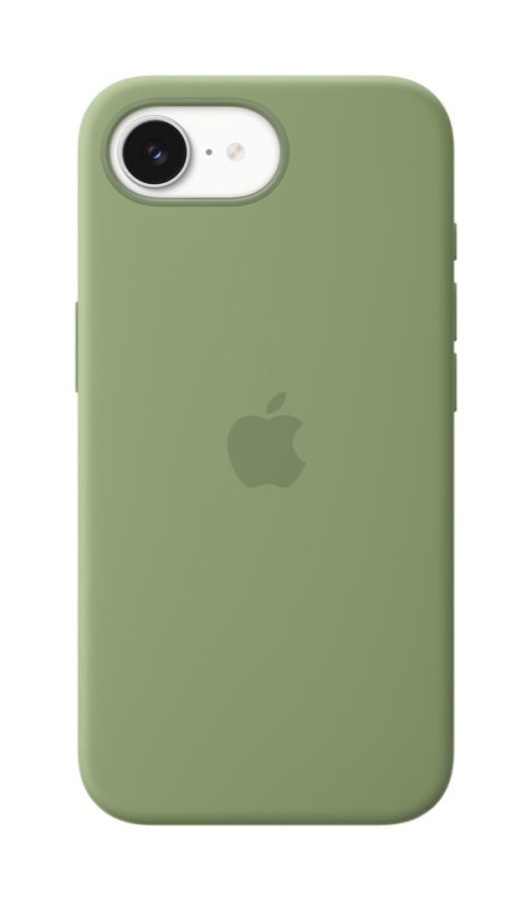 iPhone 17e Silicone Case with MagSafe – Light Moss