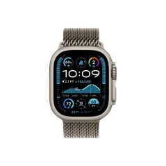 Apple Watch 49mm milánský tah z přírodního titanu - S