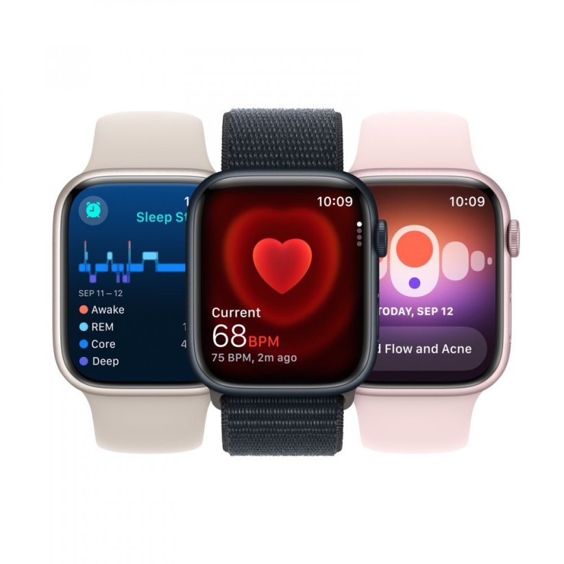 Apple Watch Series 9 Cellular 41mm (PRODUCT)RED hliník s (PRODUCT)RED sportovním řemínkem - S/M