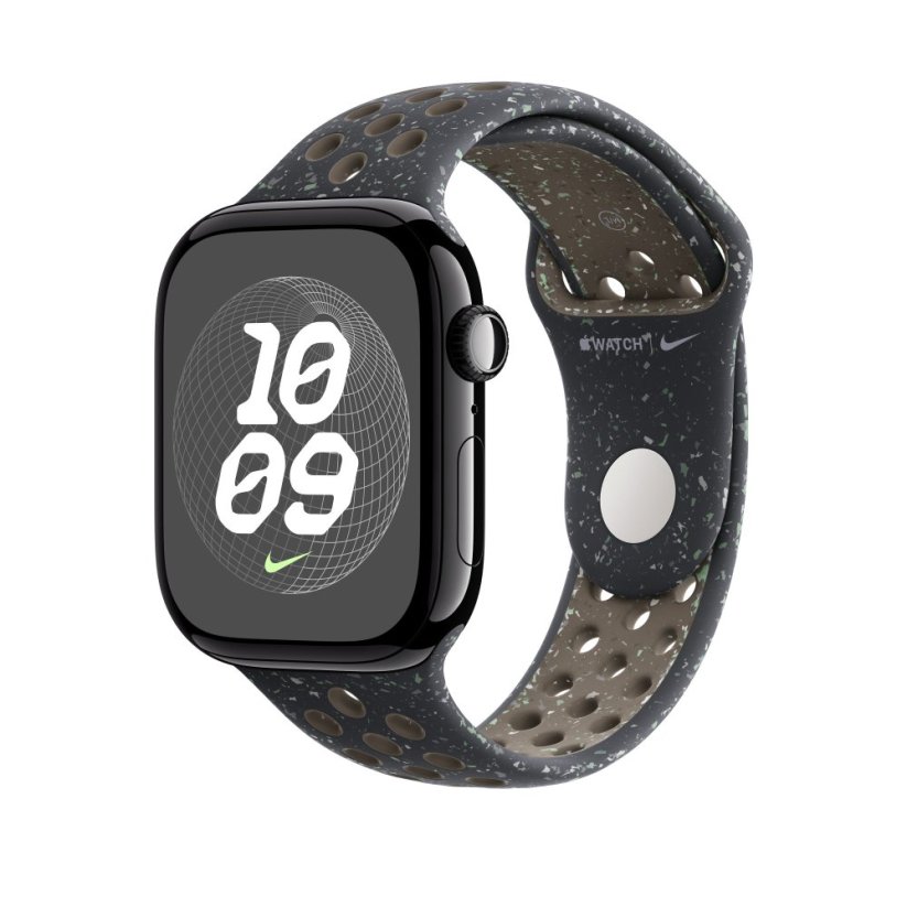 Apple Watch 46mm Midnight Sky sportovní řemínek Nike - M/L