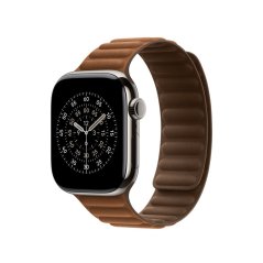 Apple Watch 46mm řemínek s karamelovým magnetickým tahem Magnetic Link - S/M
