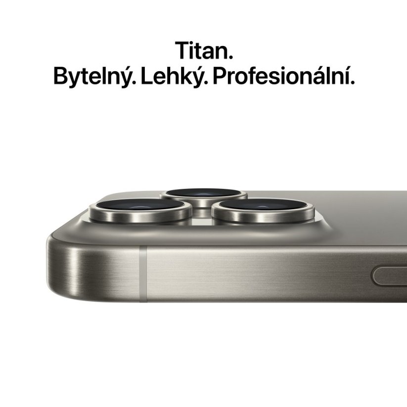 iPhone 15 Pro 1TB černý titan