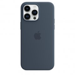 Bouřkově modrý silikonový kryt s MagSafe pro iPhone 14 Pro Max
