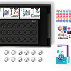 Ozobot Bit+ školní sada 12 ks pohled na obsah balení