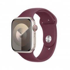 Apple Watch 45mm Morušově rudý sportovní řemínek – S/M