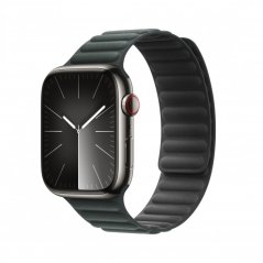 Apple Watch 45mm Listově zelený magnetický tah – S/M