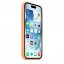 Apple Silikonový kryt s MagSafe na iPhone 15 – sorbetově oranžový